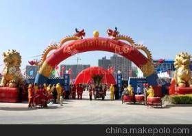 禮儀慶典的視覺(jué)焦點(diǎn) 供應(yīng)蟠龍立柱與雙龍戲珠彩虹門(mén)